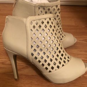 High Heel Ankle Boots .